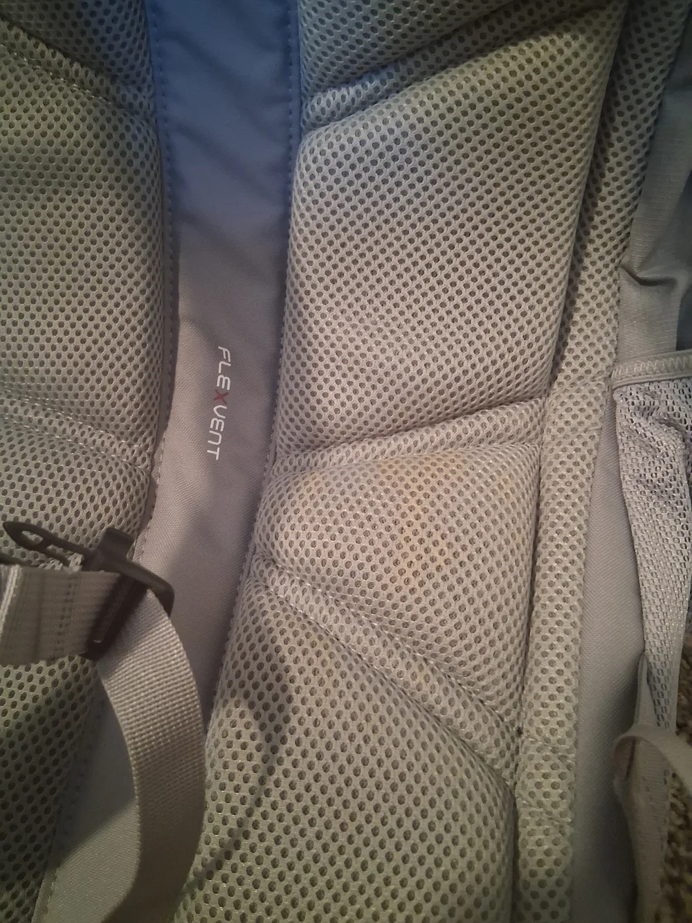 The North Face Light Gray Connector Backpack with Multicolor Patch
